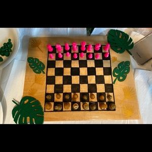 Hand made chessboard